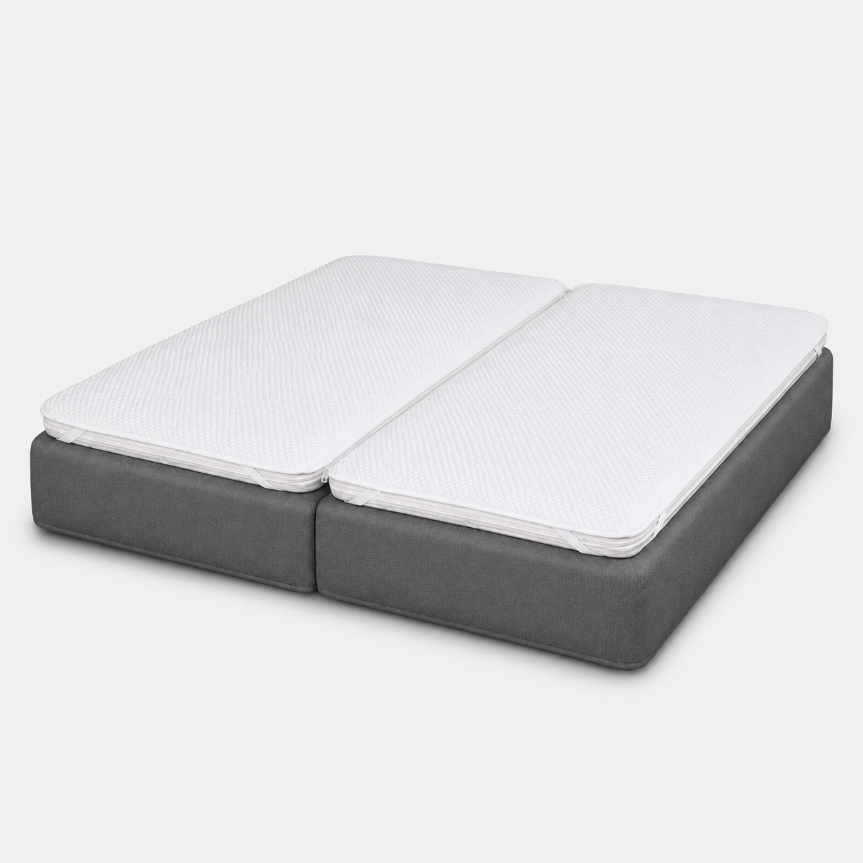Mattress Cover Grey Elkh - Zipper