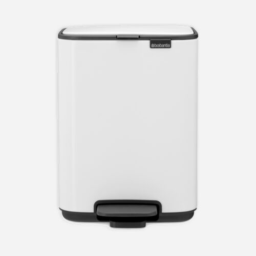 Bo Pedal Bin 4L - White
