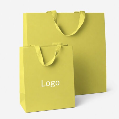 Paper Bag Eco Brandable - Limoncello, 19x11x23cm