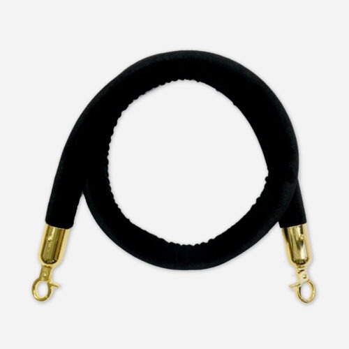 Rope for guide post - Black Velour