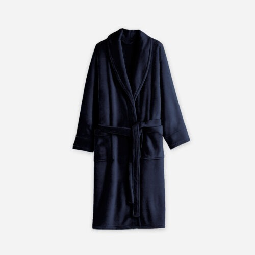 Bathrobe Without Hoodie Brandable - Blue, S