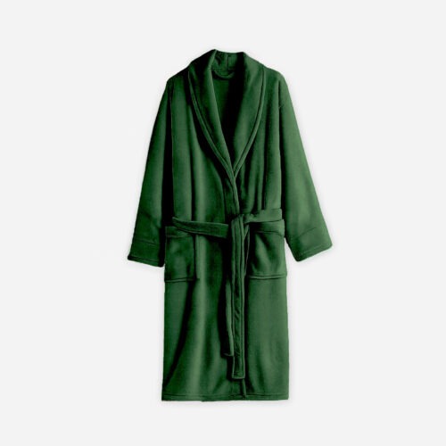 Bathrobe Without Hoodie Brandable - Dark Green, S