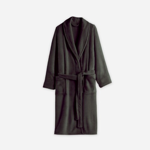 Bathrobe Without Hoodie Brandable - Dark Grey, S