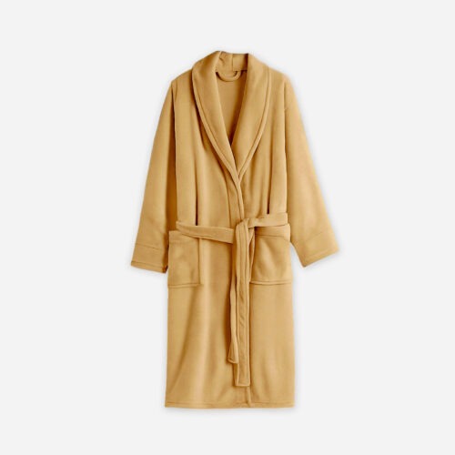 Bathrobe Without Hoodie Brandable - Honey Gold, S