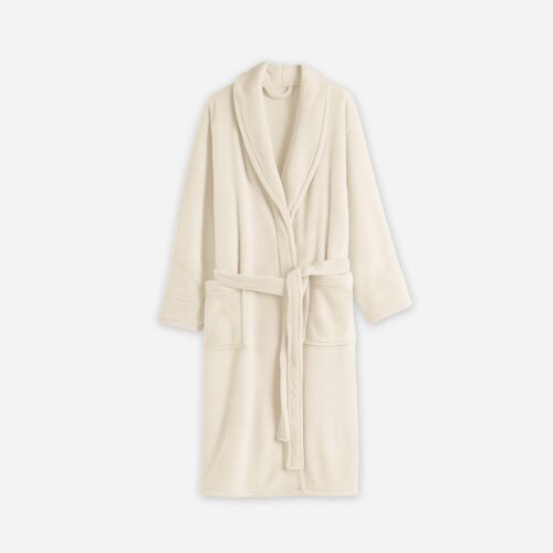 Bathrobe Without Hoodie Brandable - Off White, S