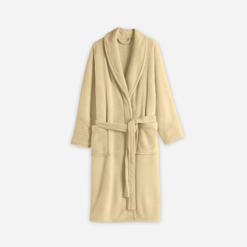 Bathrobe Without Hoodie Brandable - Sand, S