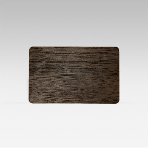 Key Card Wood Brandable - Black Walnut