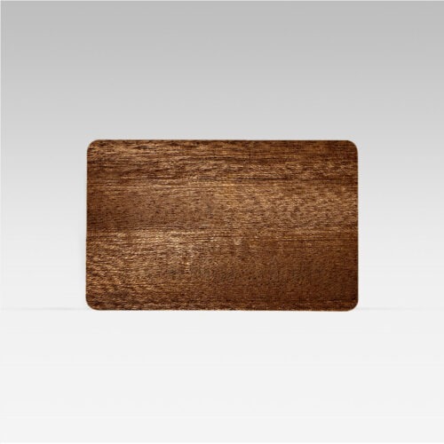 Key Card Wood Brandable - Sapele