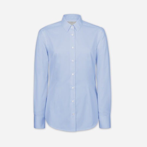 Ladies Shirt Frida, Long Sleeve - Light Blue, 32