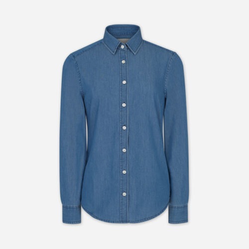 Ladies Shirt Tina, Long Sleeve Denim - Campaign
