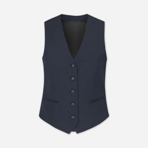 Ladies Waistcoat Edit - Campaign - Navy Blue, 32