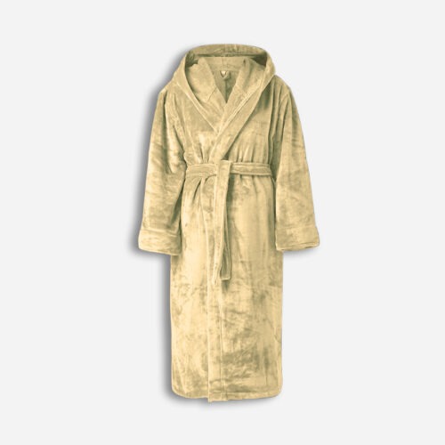 Bathrobe Hoodie Brandable - Sand, S