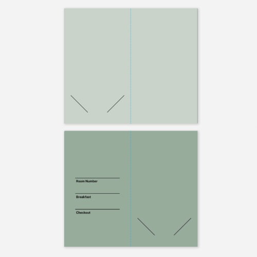 Key Card Holder FSC Brandable - Pistachio