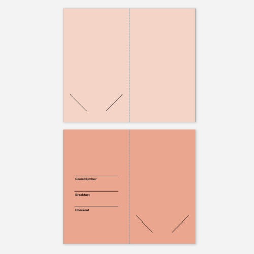 Key Card Holder FSC Brandable - Salmon