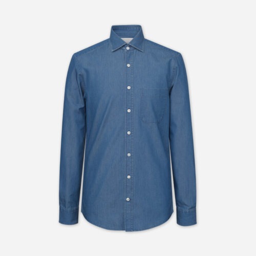 Mens Shirt Max, Long Sleeve Denim - Campaign