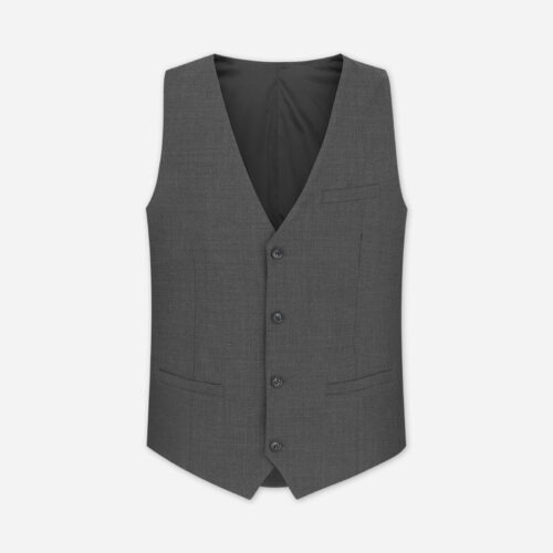 Men's Waistcoat Edwin - Campaign - Grey, 44