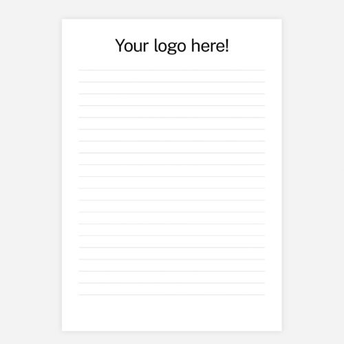 Note Pad Flow A5 Brandable
