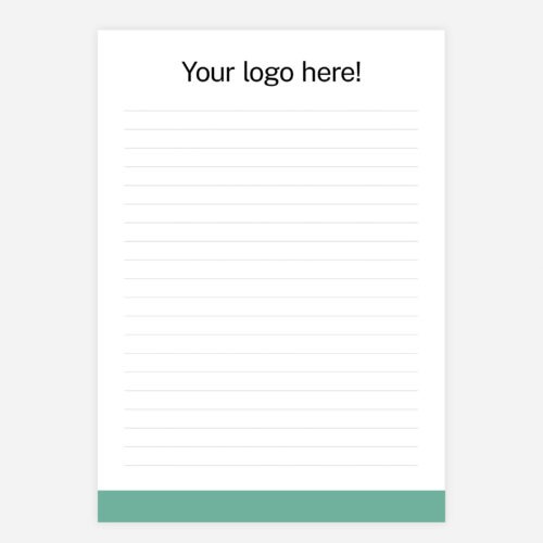 Note Pad Flow A5 Brandable - Pistachio