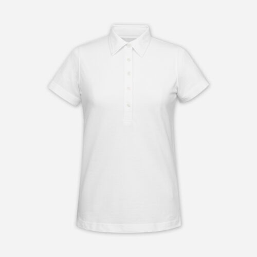 Ladies Polo Shirt Denise - White, XS