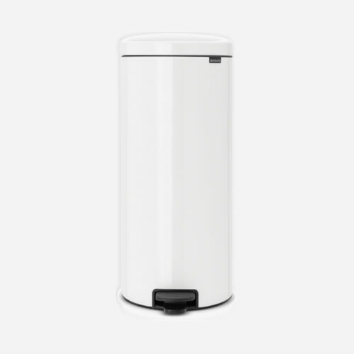 NewIcon Pedal Bin 30L - White